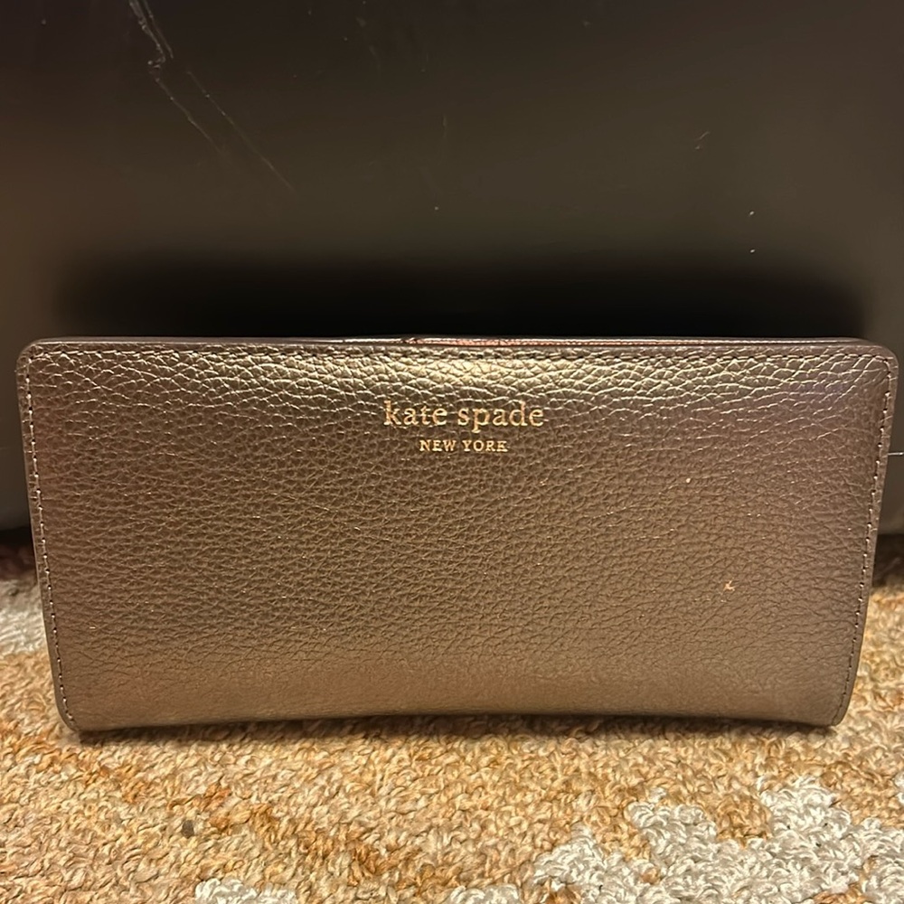 Kate spade Bailey wallet bronze